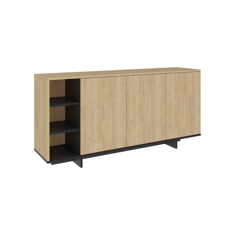 Stockton Modern Console Unit with Open Shelves