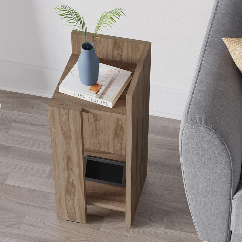 Elos Modern Bedside Table Right Module 25cm Narrow