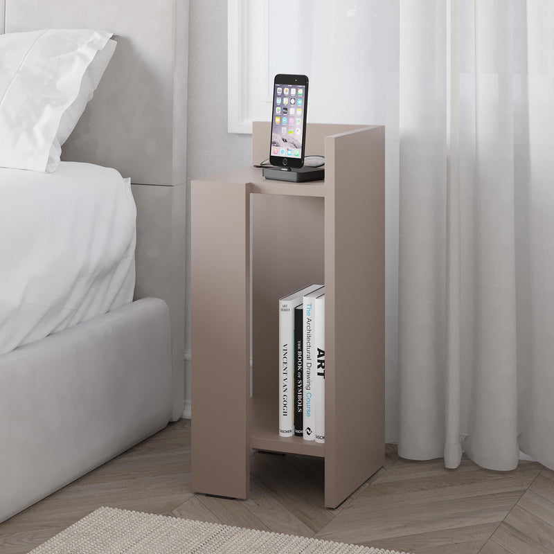 Elos Modern Bedside Table Right Module 25cm Narrow