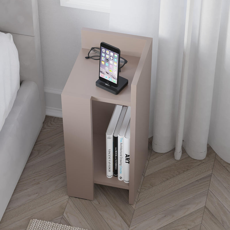 Elos Modern Bedside Table Right Module 25cm Narrow