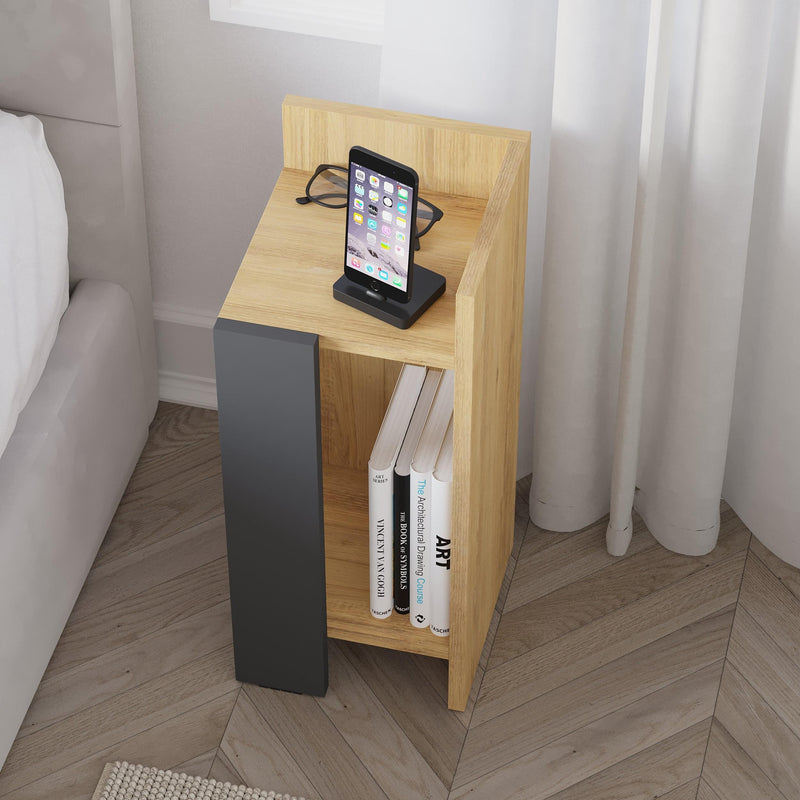 Elos Modern Bedside Table Right Module 25cm Narrow