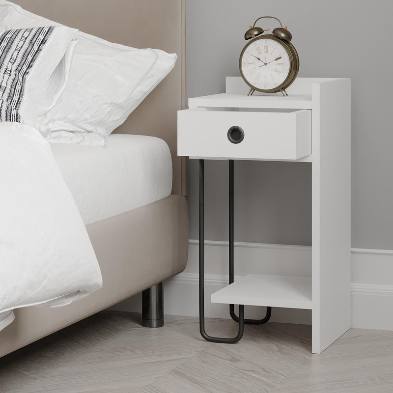 Sirius Modern Bedside Table Right Module Bedroom Furniture W 32cm