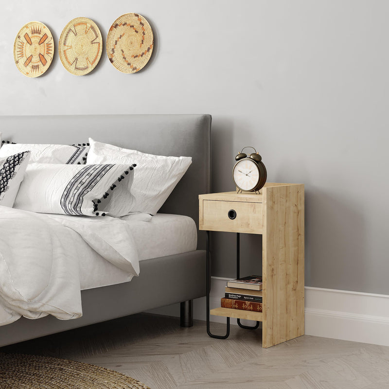 Sirius Modern Bedside Table Right Module Bedroom Furniture W 32cm