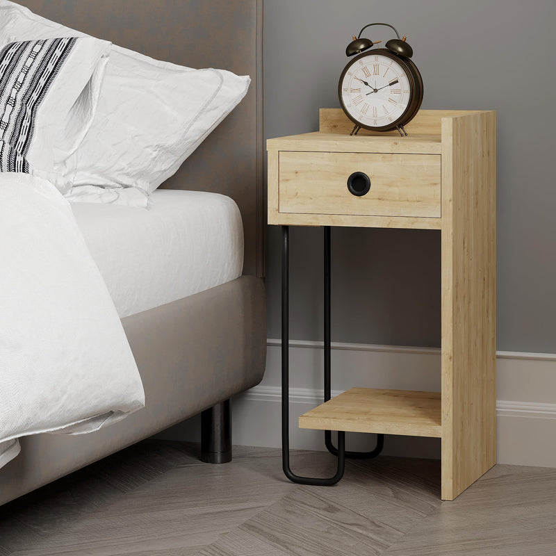Sirius Modern Bedside Table Right Module Bedroom Furniture W 32cm