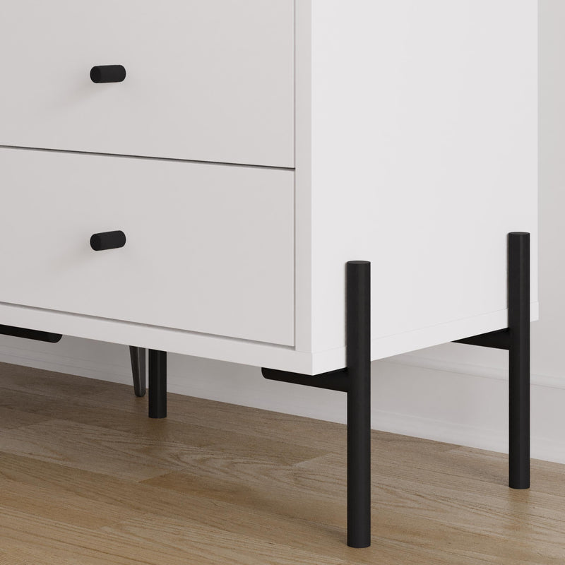Malta Bedside Table with 2 Drawers