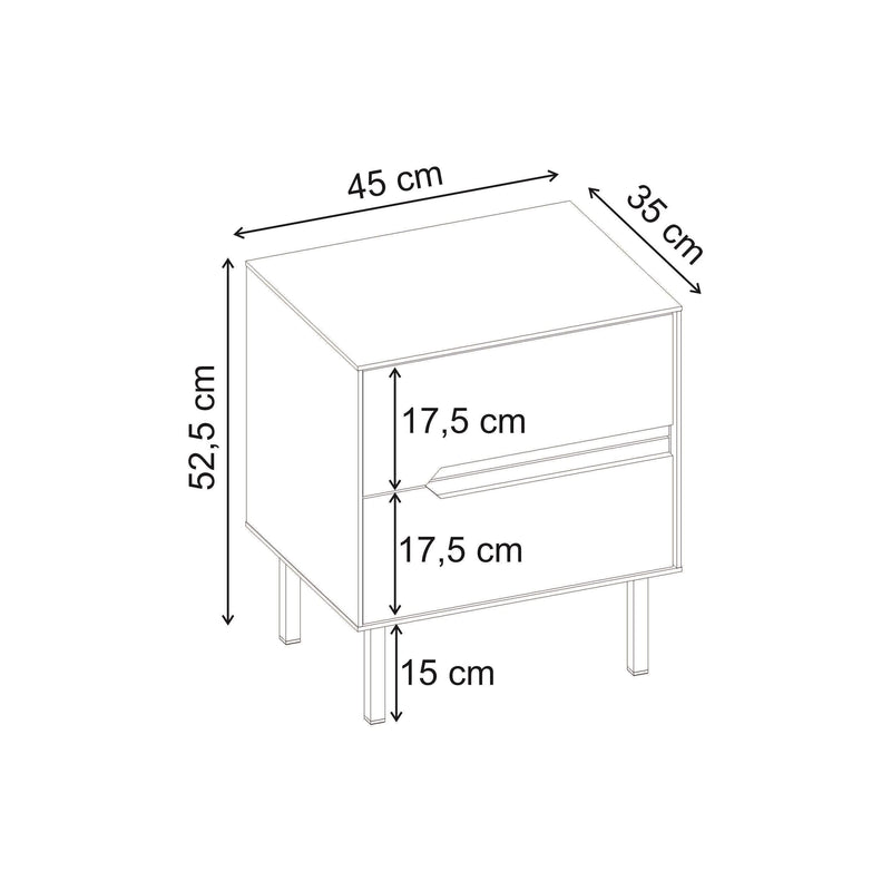 Arch Modern Bedside Table