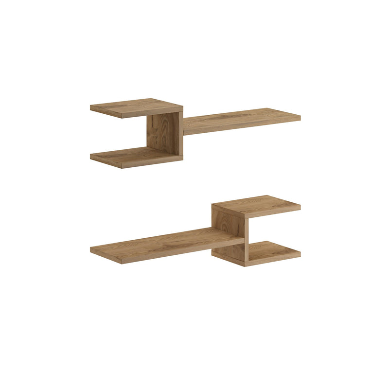Fork Modern Floating Shelf Set 18.2cm Short