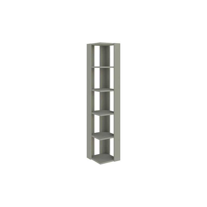 Nati Modern Corner Bookcase Display Unit Tall 161cm