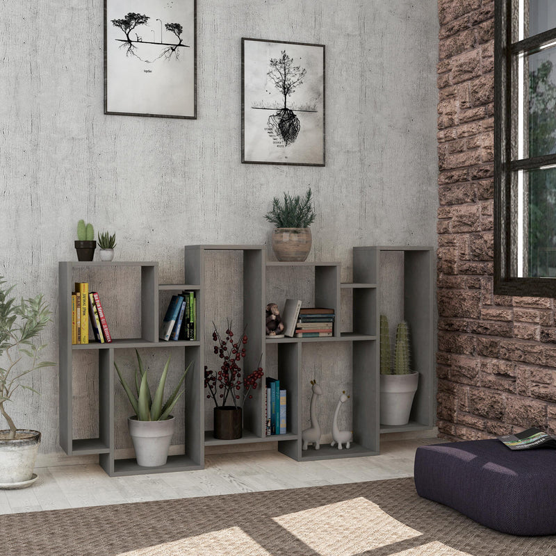 Karmato Modern Bookcase Display Unit Tall 168.5cm