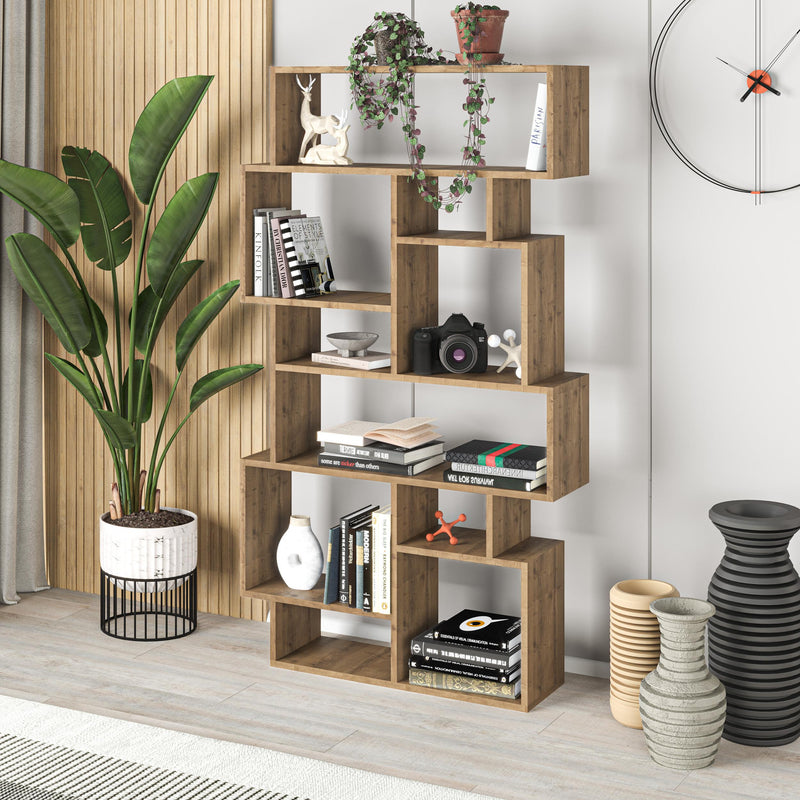 Karmato Modern Bookcase Display Unit Tall 168.5cm
