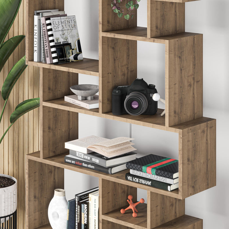 Karmato Modern Bookcase Display Unit Tall 168.5cm