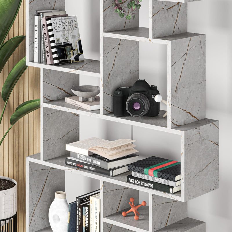 Karmato Modern Bookcase Display Unit Tall 168.5cm