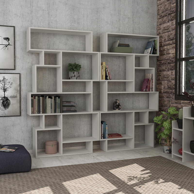 Karmato Modern Bookcase Display Unit Tall 168.5cm