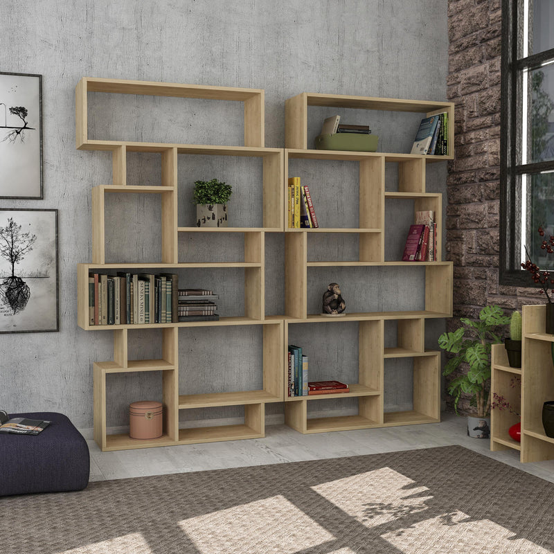 Karmato Modern Bookcase Display Unit Tall 168.5cm