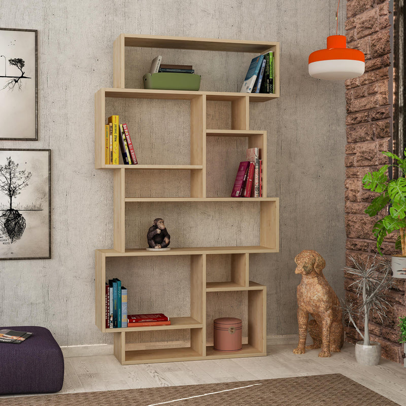 Karmato Modern Bookcase Display Unit Tall 168.5cm