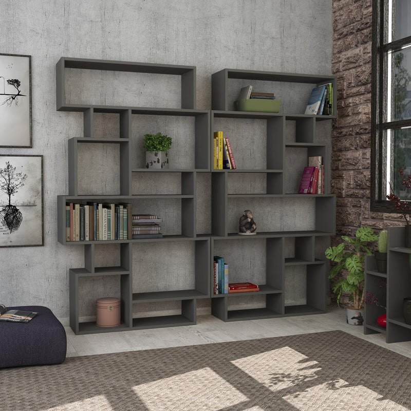 Karmato Modern Bookcase Display Unit Tall 168.5cm
