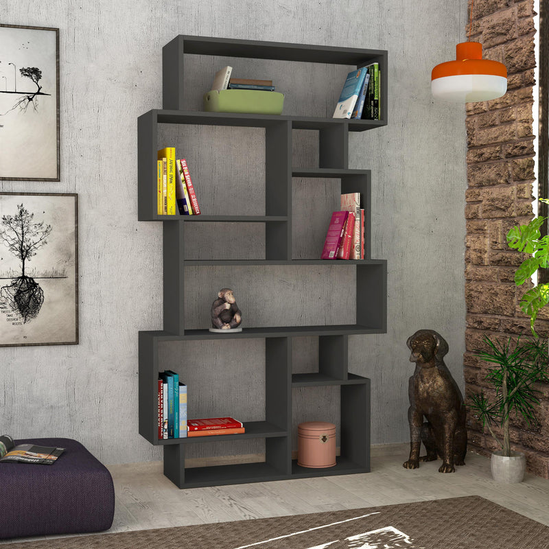 Karmato Modern Bookcase Display Unit Tall 168.5cm