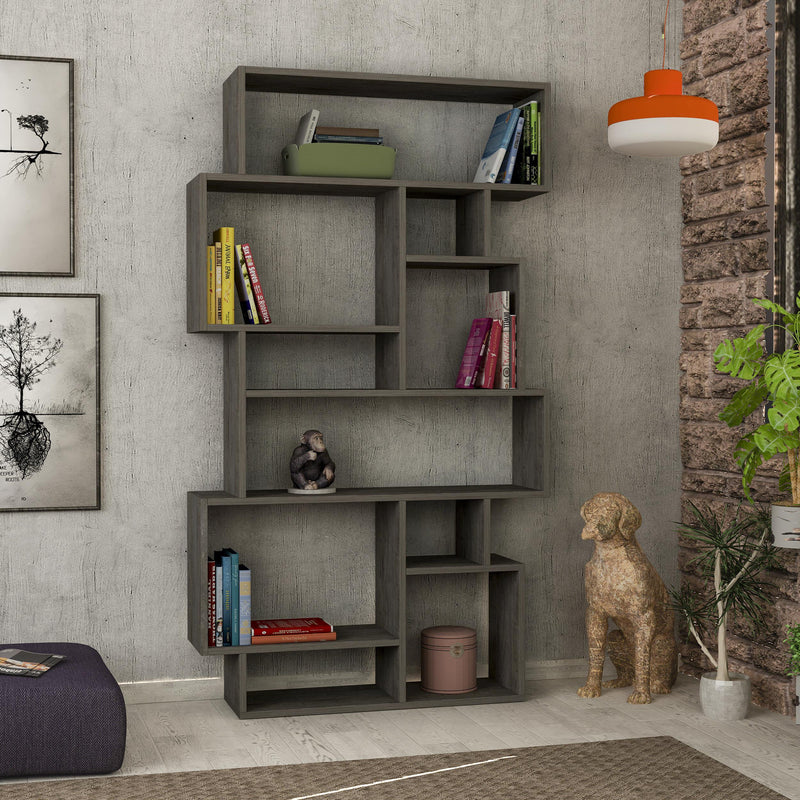 Karmato Modern Bookcase Display Unit Tall 168.5cm