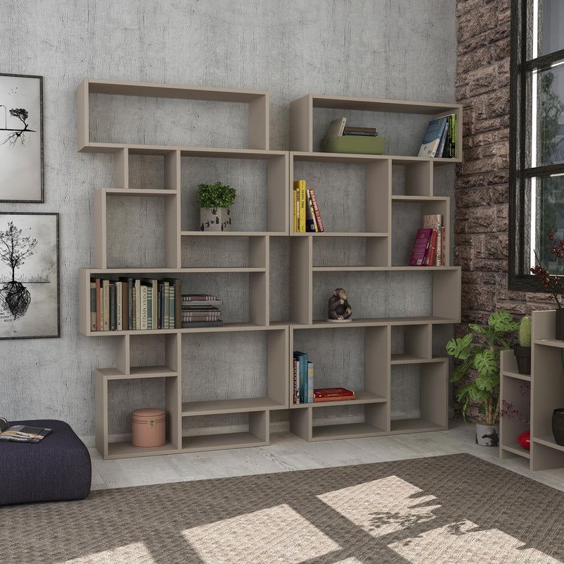 Karmato Modern Bookcase Display Unit Tall 168.5cm