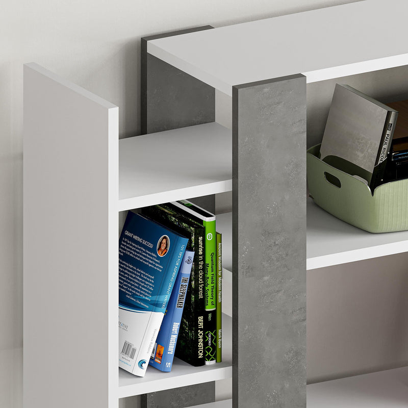 Lift Modern Bookcase Display Unit Tall 150.5cm