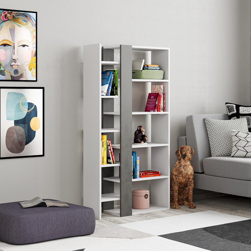 Lift Modern Bookcase Display Unit Tall 150.5cm