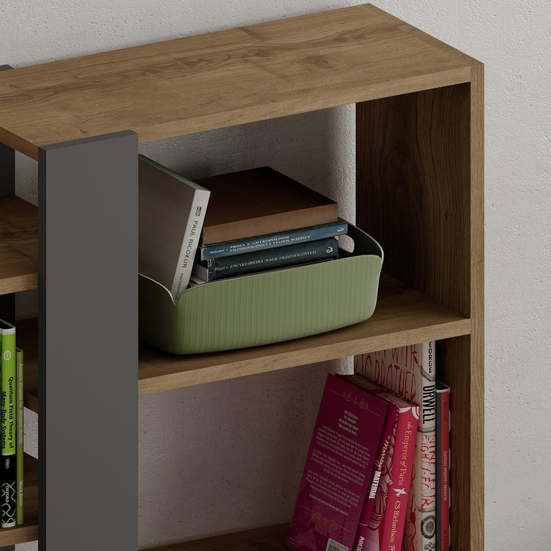 Lift Modern Bookcase Display Unit Tall 150.5cm