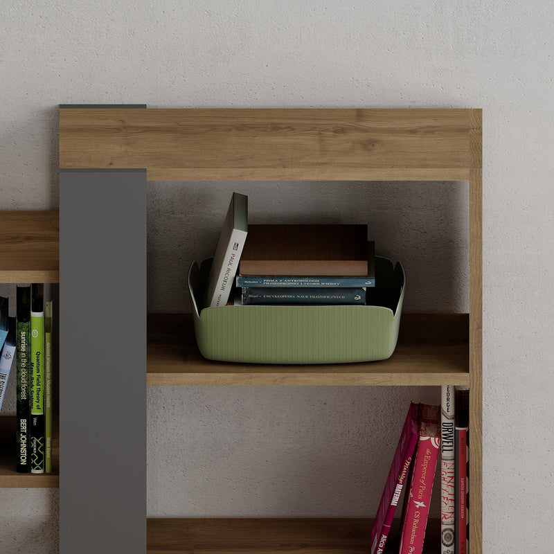 Lift Modern Bookcase Display Unit Tall 150.5cm