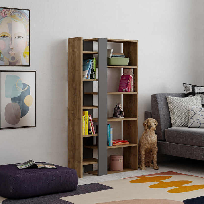 Lift Modern Bookcase Display Unit Tall 150.5cm
