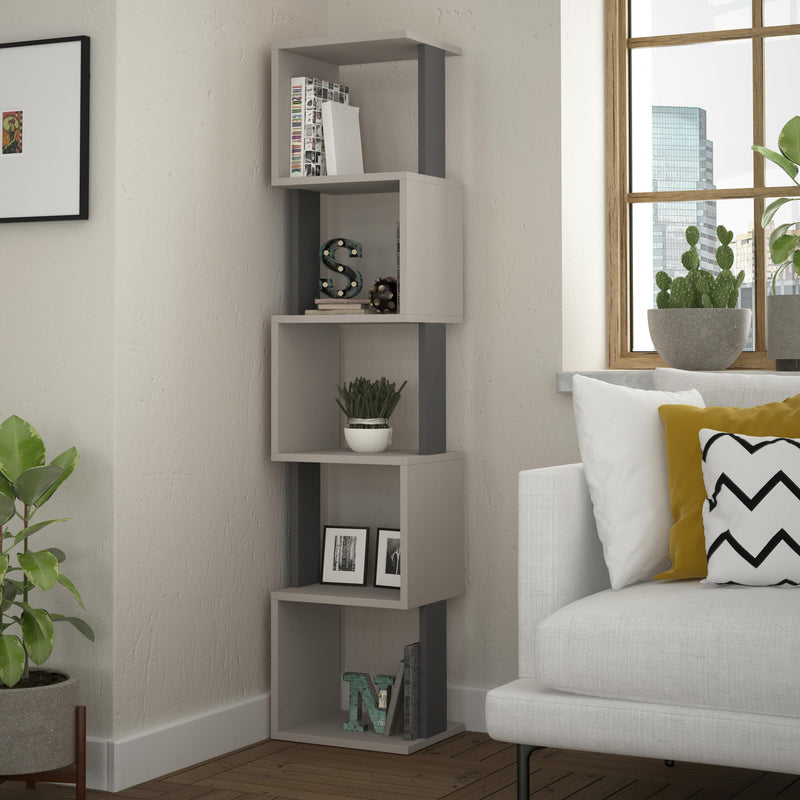 Piri Modern Bookcase Display Unit Tall 161cm