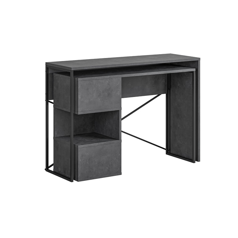 Badau Multi Purpose Working Table – Modern 2-in-1 Desk with Storage for Home Office or Study