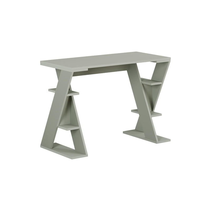 Papillon Modern Study Desk with Shelves - W 106 cm