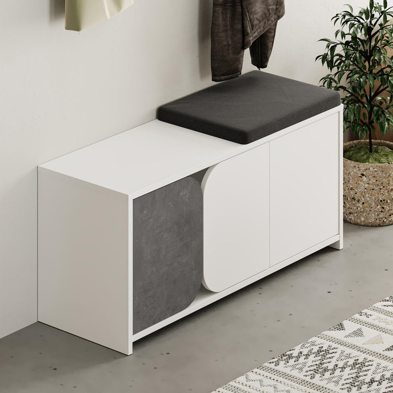 Moni Hallway Shoe Cabinet and Hanger Set