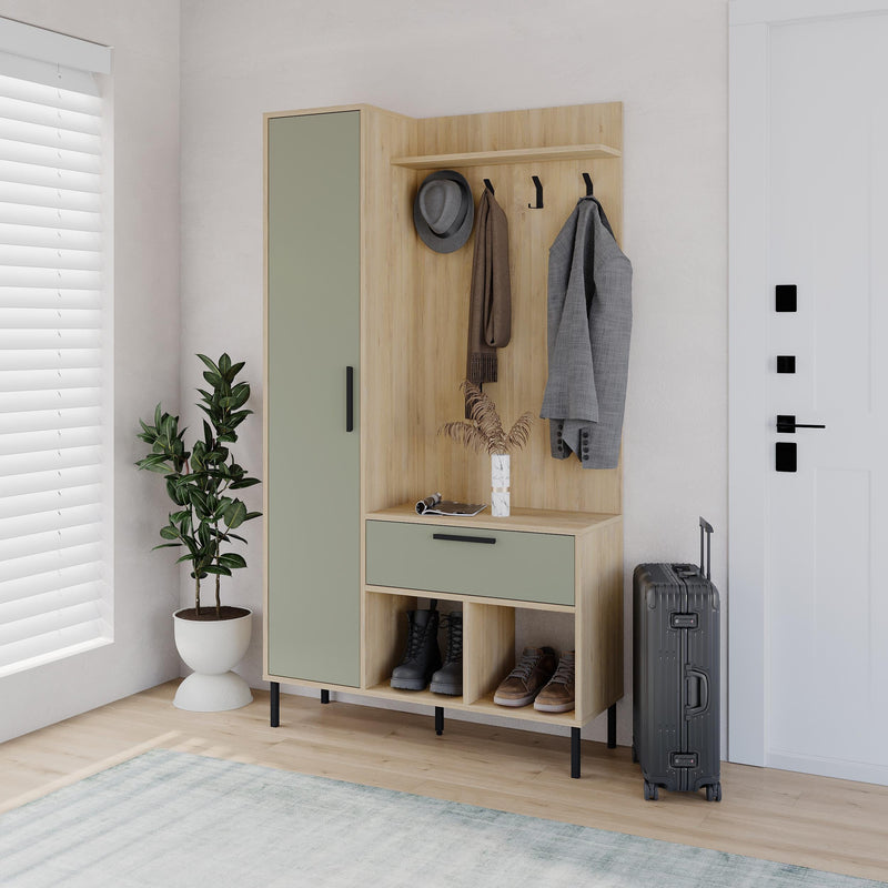 Acton Hall Stand with Shoe Storage