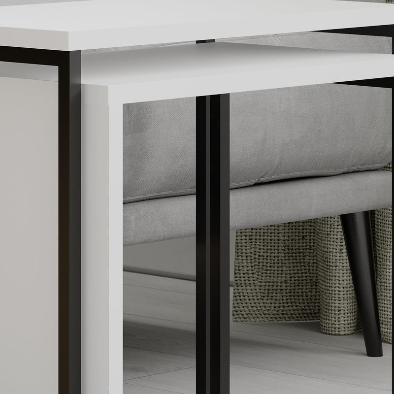 Zigosh Modern Nesting Side Table Set