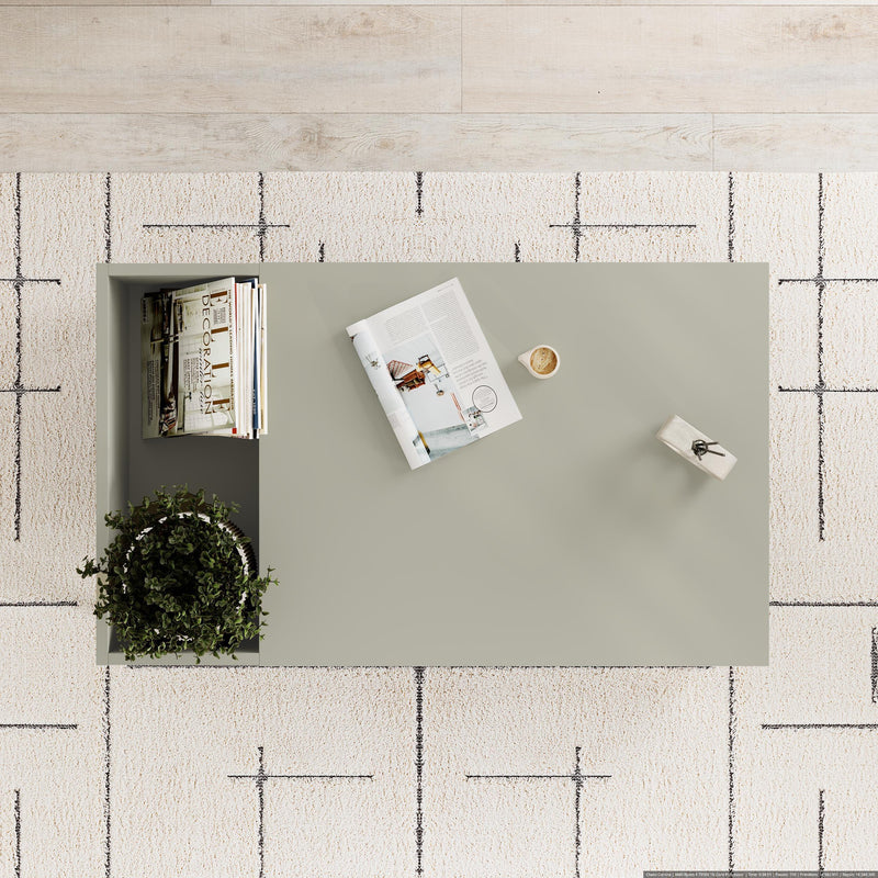 Vena Modern Coffee Table Ash Green 100 x 60 cm