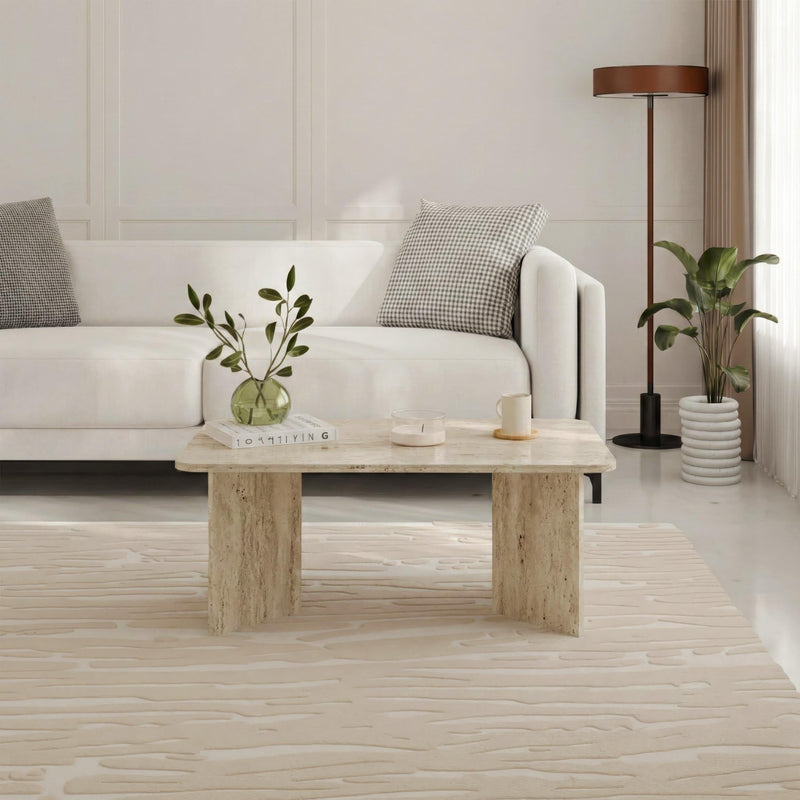 Sam Modern Radius Coffee Table - 60x100 cm
