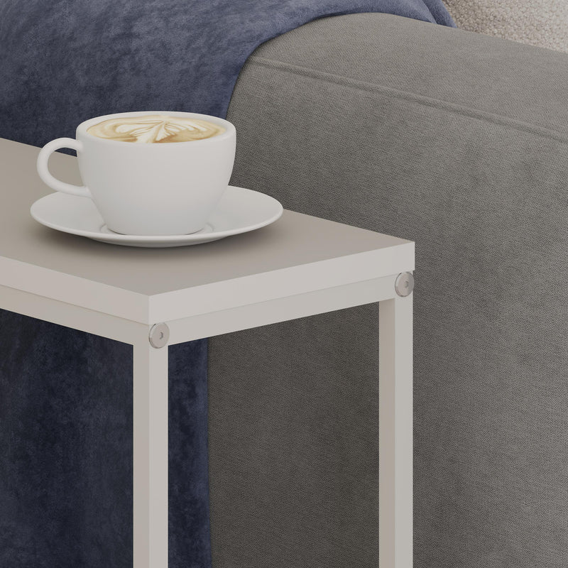 Lido Slim Side Table – Oak & Black