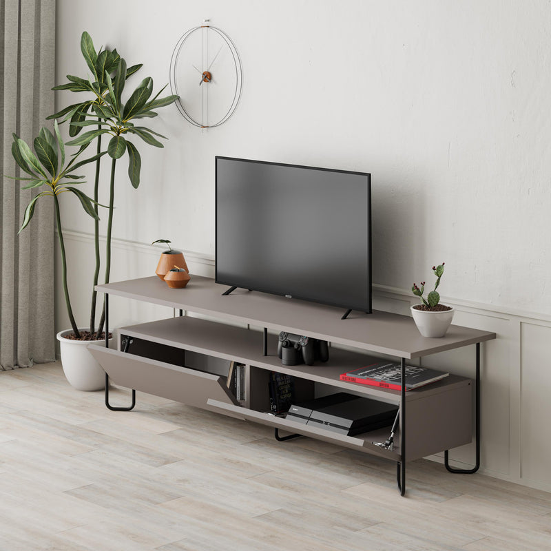 Cornea Modern Tv Unit With Storage Cabinet 150cm