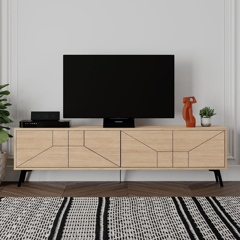 Dune Modern TV Stand With Storage Cabinet 180cm