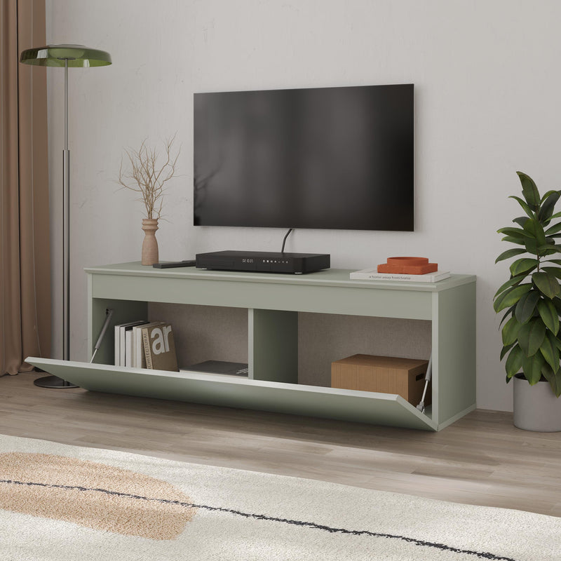 Sunset Modern TV Low Board with Storage