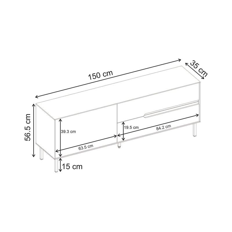 Arch Modern Tv Unit 150cm