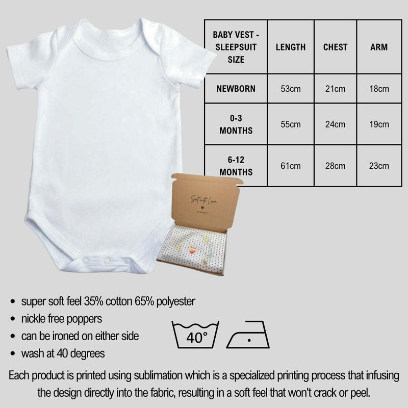 Personalised 1st Christmas Fir Tree Baby Gift Box - Teddy & Vest