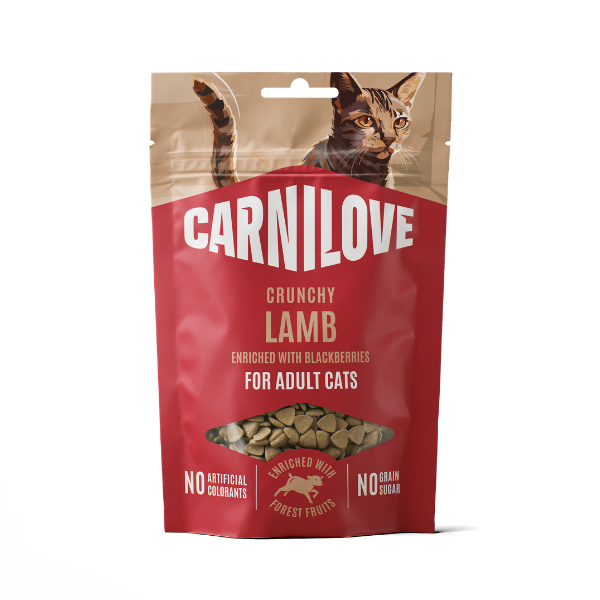 Carnilove Lamb with Blackberries Crunchy Cat Treats 50g