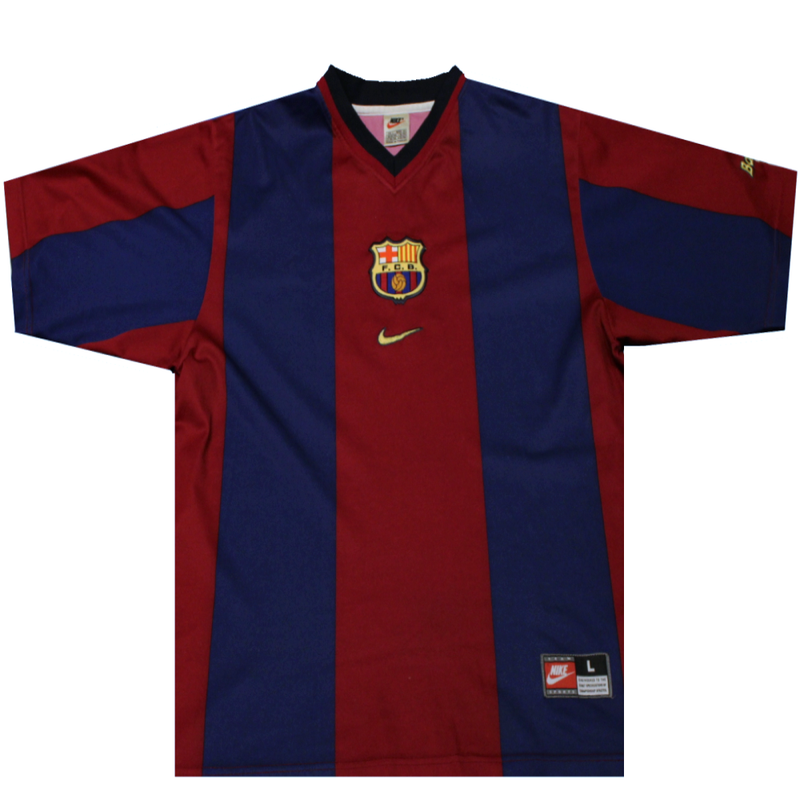 Barcelona 1998-1999 Home Shirt (Excellent) L
