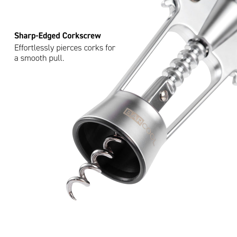 Barcool Wing Corkscrew with Pourer & Stopper