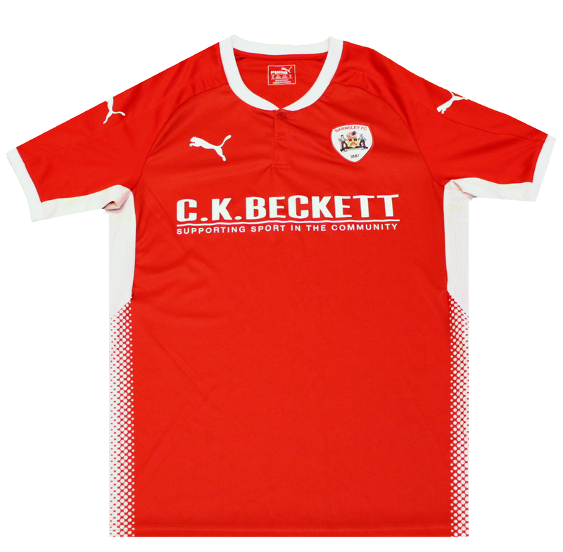 Barnsley 2017-2018 Home Football Shirt (Excellent) M