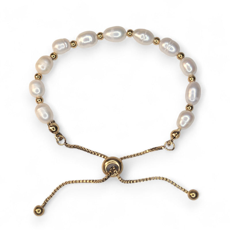 Beach Pearl Bolo Bracelet