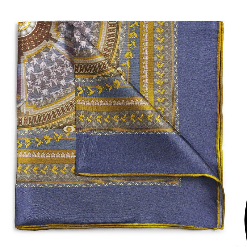 Criterion Theatre Blue Pocket Square