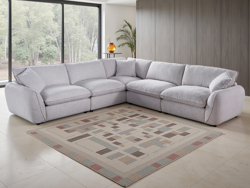 Luxurious Berlin  Large Corner Sofa - Cloud-Like Comfort & Modern Style