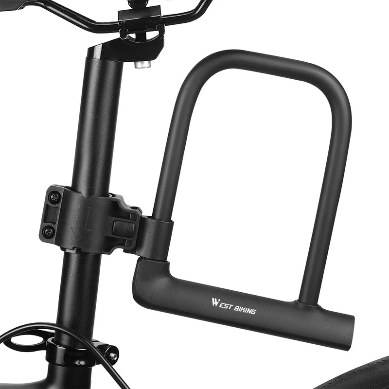 Bicycle U Lock Anti-Theft Padlock for Bike Scooter Motorcycle Cycling Accessory